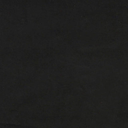 Fauteuil Œuf Velours Noir avec Repose-Pieds Design Lounge