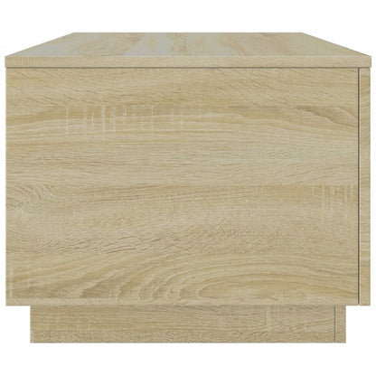 Table basse LED chêne sonoma design contemporain